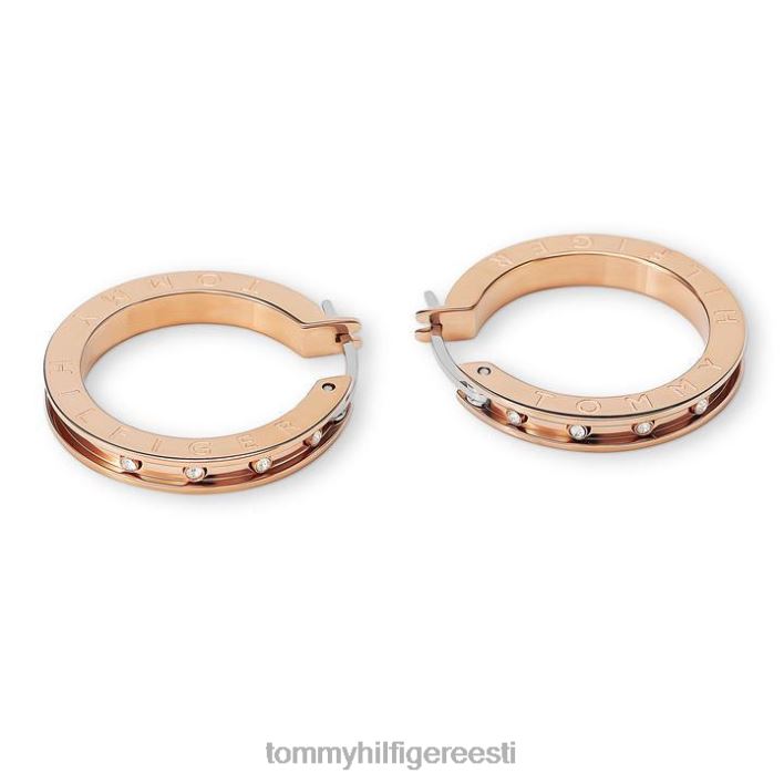 õhukesed kõrvarõngad RJV6220265 roosa kuld Tommy Hilfiger