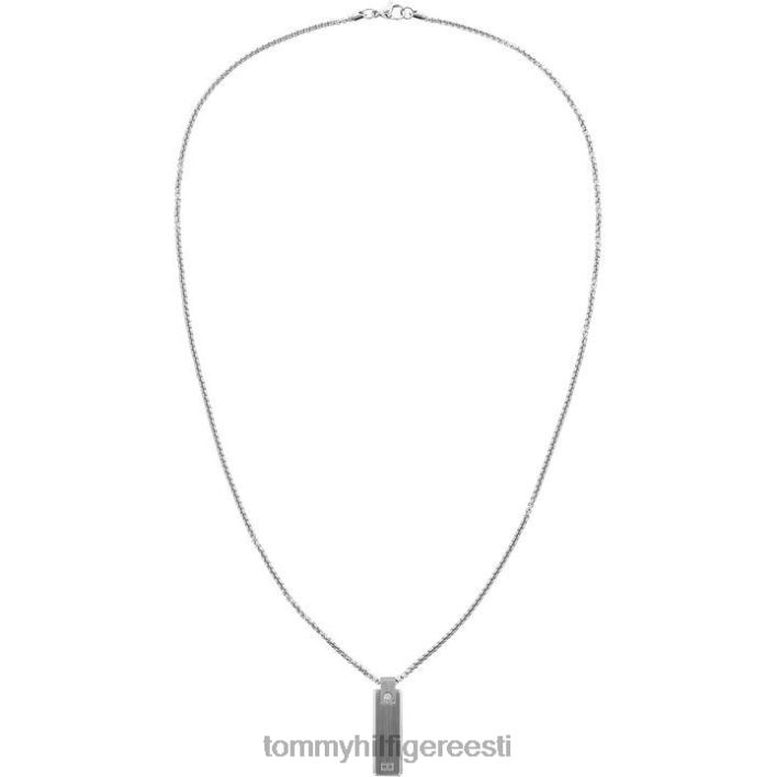 meeste roostevabast terasest ripats kaelakee RJV6220277 hõbedane Tommy Hilfiger