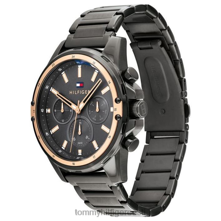 meeste terasest käekell RJV6219735 hall Tommy Hilfiger