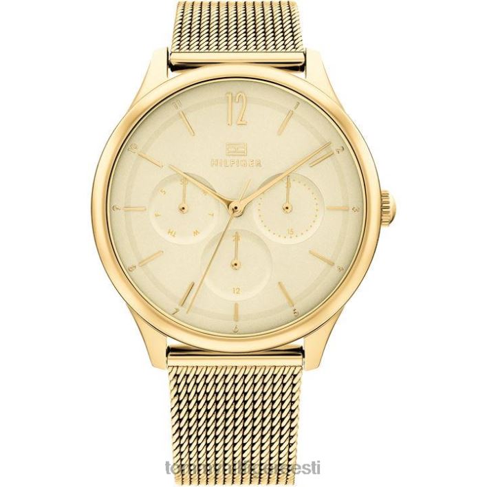naiste kullast võrgust käekell RJV6219888 kullast Tommy Hilfiger