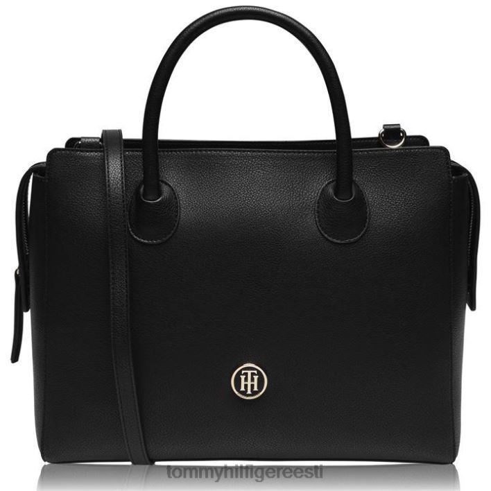 võluv kott RJV6219591 mustad voodid Tommy Hilfiger