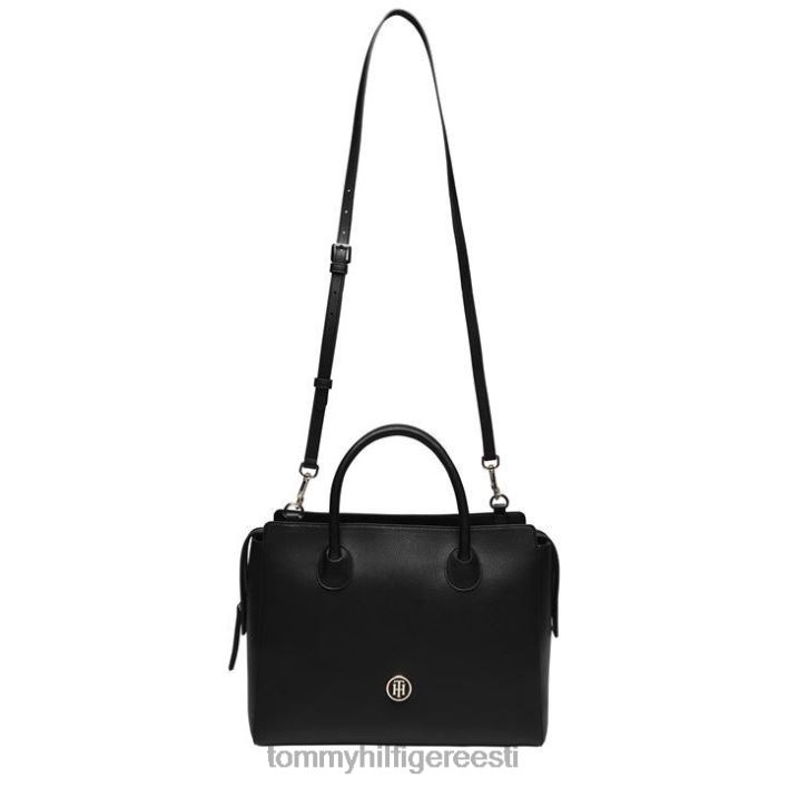 võluv kott RJV6219591 mustad voodid Tommy Hilfiger