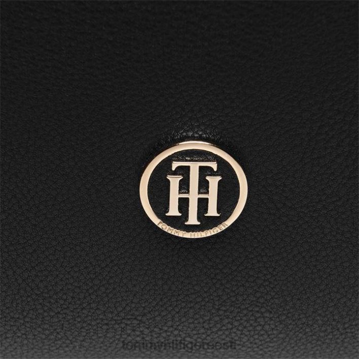 võluv kott RJV6219591 mustad voodid Tommy Hilfiger