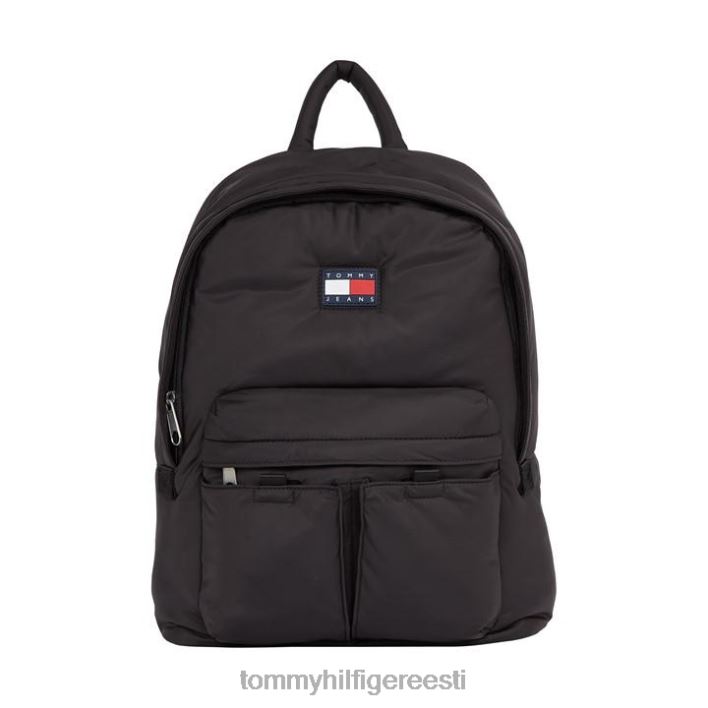 tjm linna seljakott 18l RJV6220021 must Tommy Hilfiger