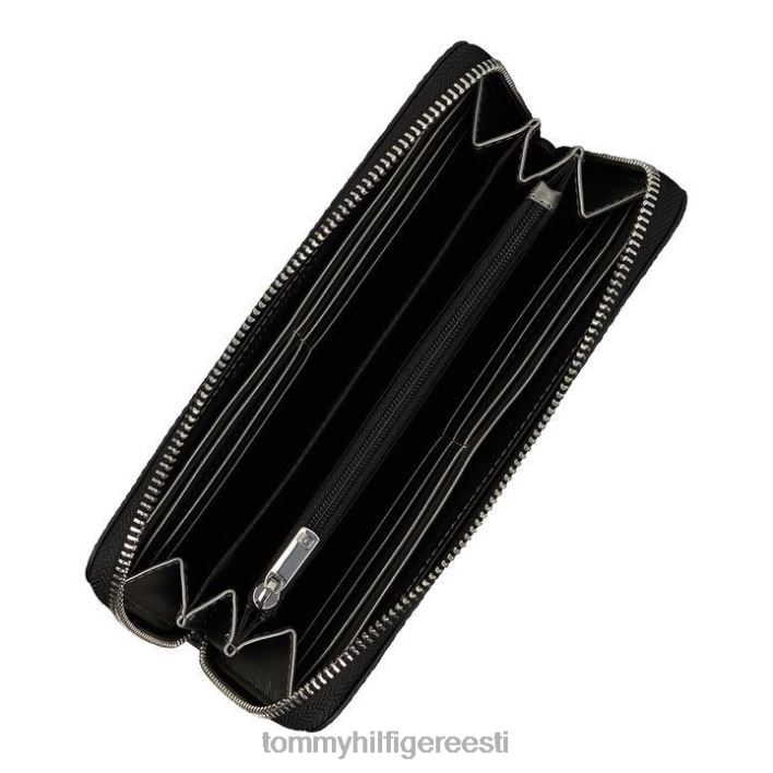 element tõmblukuga rahakott RJV6219620 must Tommy Hilfiger