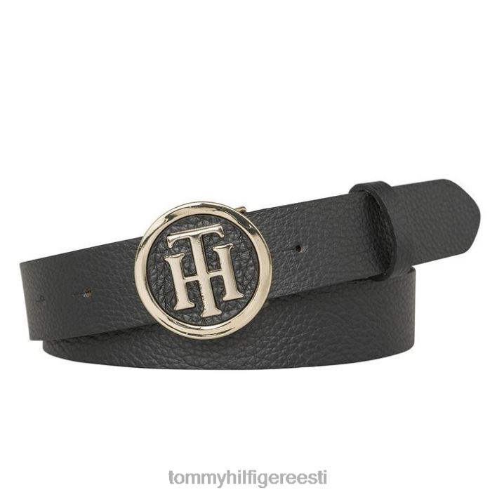 ümmargune pandlaga vöö RJV6220478 must 002 Tommy Hilfiger