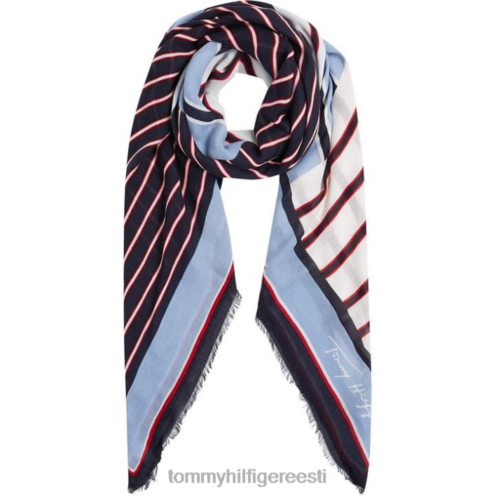 ikooniline pehme ruut co/md 130x130 RJV6219999 sinine mx0gy Tommy Hilfiger