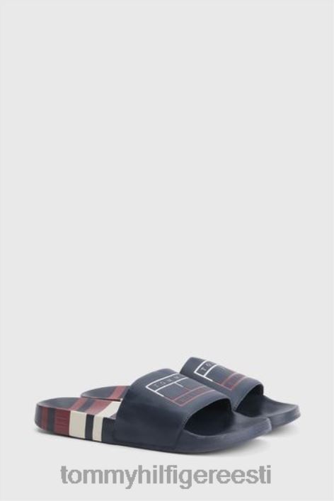 triibulised basseini liumäed RJV623128 punane Tommy Hilfiger