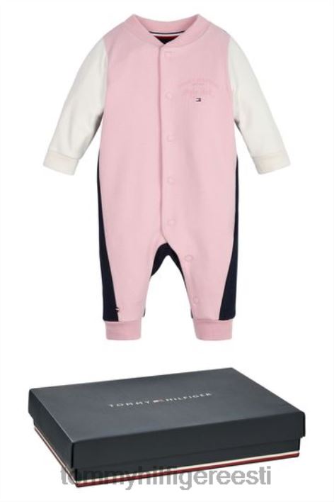 baby colorblock onesie kinkepakk RJV623685 roosa Tommy Hilfiger