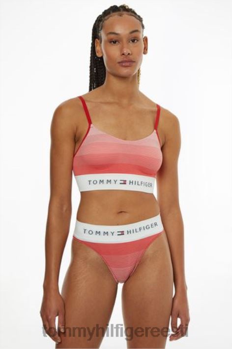 õmblusteta bikiinipüksid RJV623505 punane Tommy Hilfiger