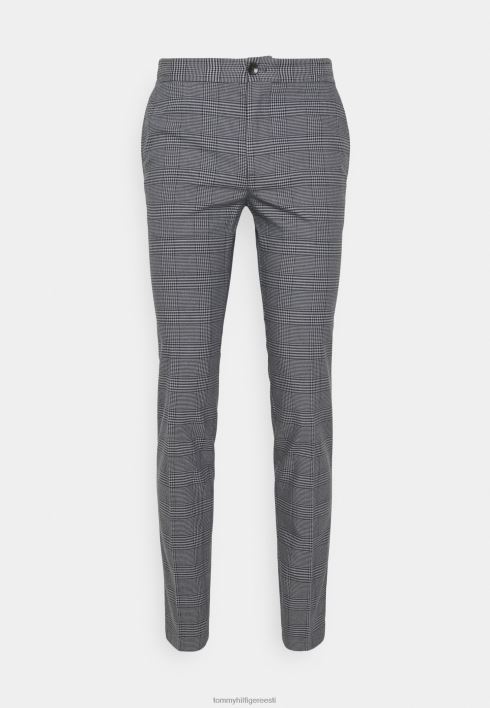 bleecker elastsed pow check chinos RJV628713 helehall kanarbik Tommy Hilfiger