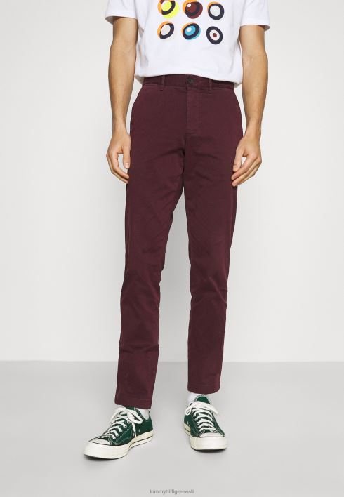 bleecker flex chinos RJV627960 sügav Burgundia Tommy Hilfiger