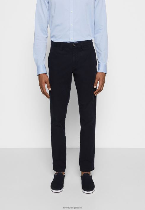 bleecker kärgstruktuuriga chinos RJV624497 kõrbe taevas Tommy Hilfiger