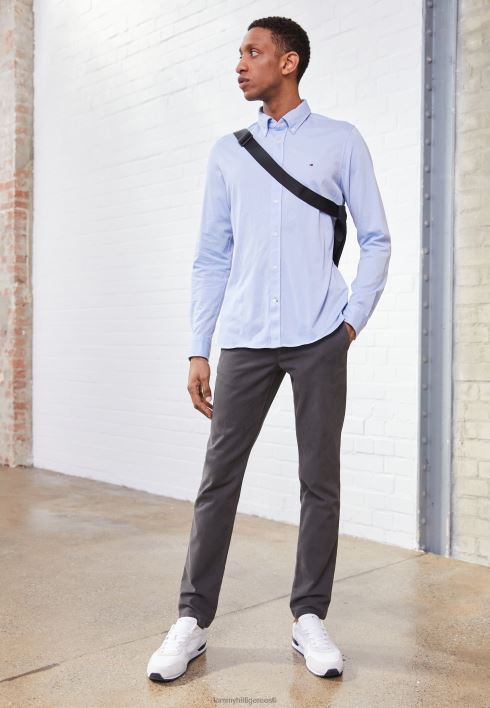 bleecker kärgstruktuuriga chinos RJV624555 tume tuhk Tommy Hilfiger