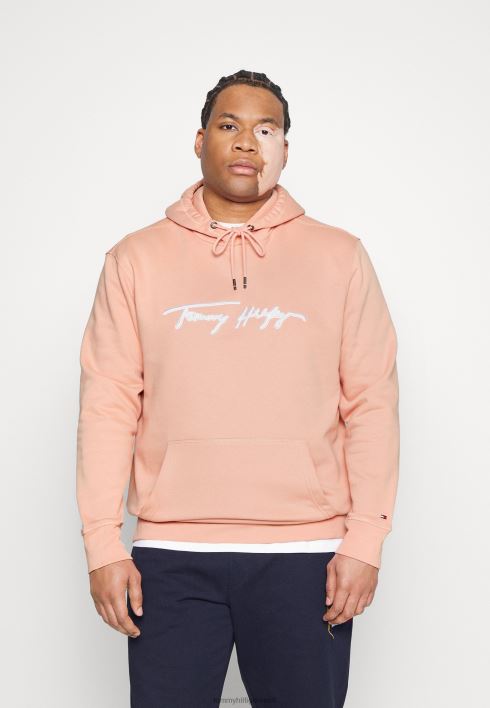 Signatuuriga graafiline kapuutsiga dressipluus RJV628121 guajaav Tommy Hilfiger