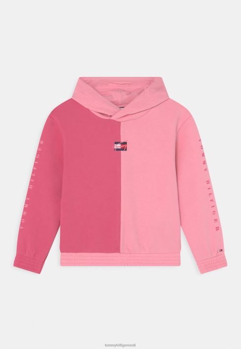 kahevärviline varrukatega pusa RJV628291 värske roosa Tommy Hilfiger