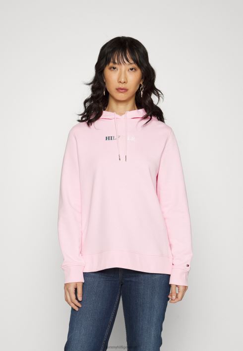 kapuutsiga dressipluus RJV624568 pastelne roosa Tommy Hilfiger