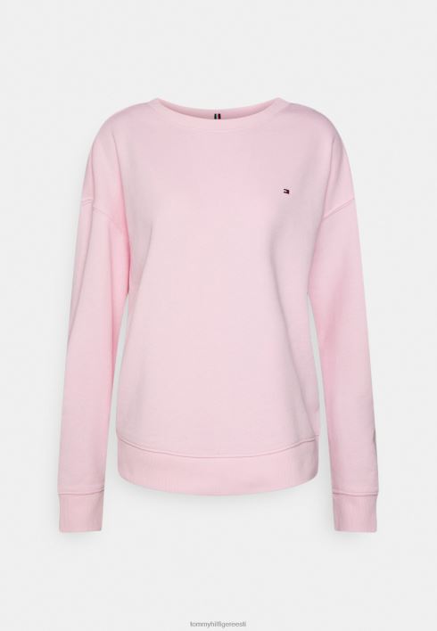 lõdvestunud avatud dressipluus RJV628966 pastelne roosa Tommy Hilfiger