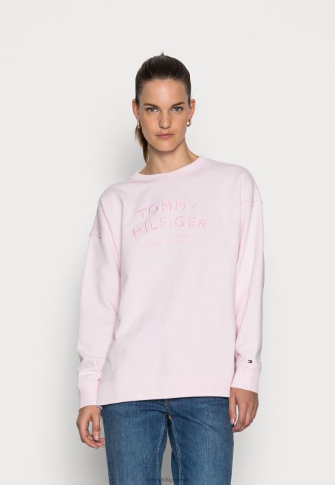 lõdvestunud dressipluus RJV628044 heleroosa Tommy Hilfiger