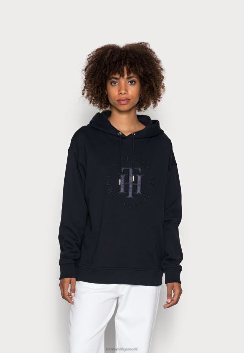 lõdvestunud graafiline kapuutsiga dressipluus RJV628351 kõrbe taevas Tommy Hilfiger