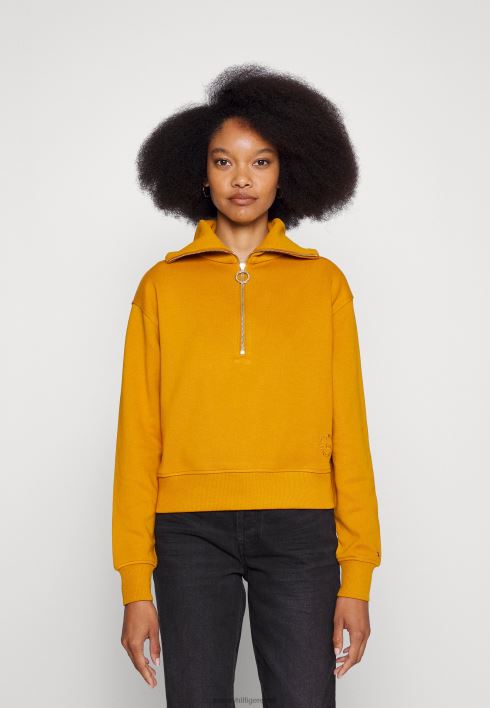 lõdvestunud hubane dressipluus RJV624379 hari kuld Tommy Hilfiger