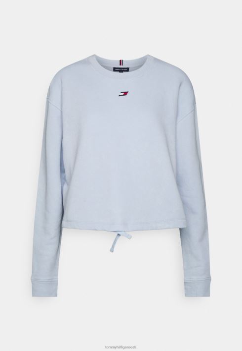 lõdvestunud linane dressipluus RJV624878 tuuline sinine Tommy Hilfiger