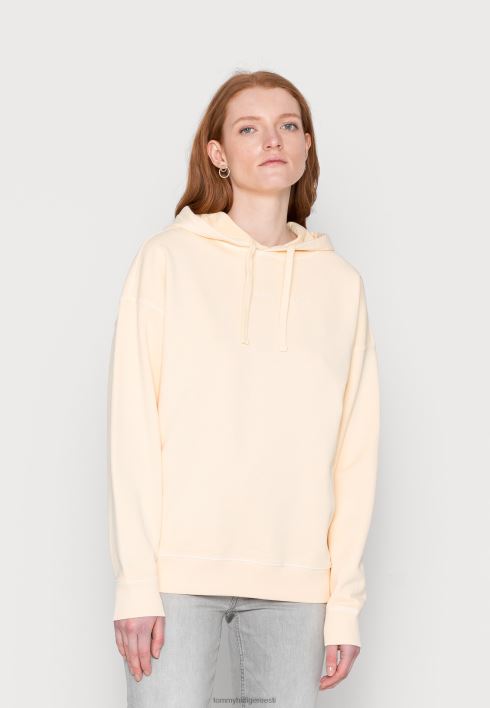 lõdvestunud mineraalvärviga kapuutsiga dressipluus RJV625220 sidruni keerd Tommy Hilfiger