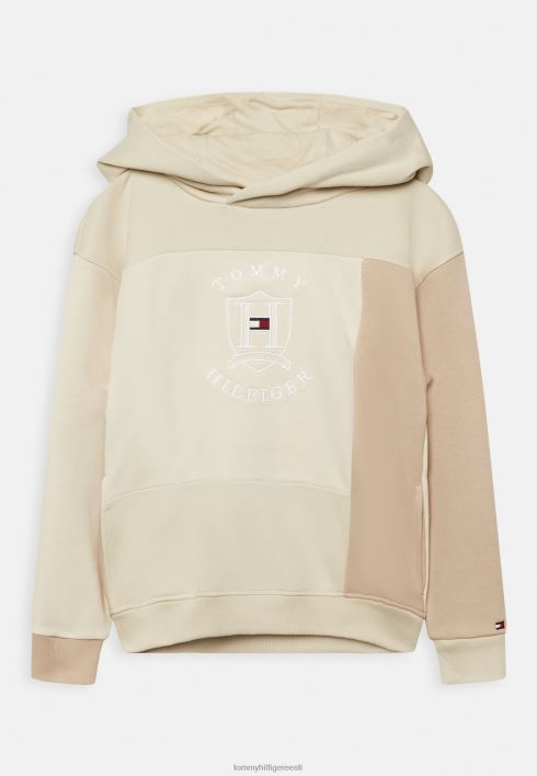 lõikepaneeliga ikoon hoodie dressipluus RJV624845 savanni liiv Tommy Hilfiger