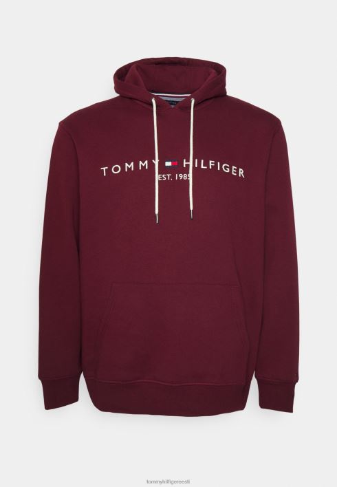 logoga kapuutsiga dressipluus RJV625758 sügav rouge Tommy Hilfiger