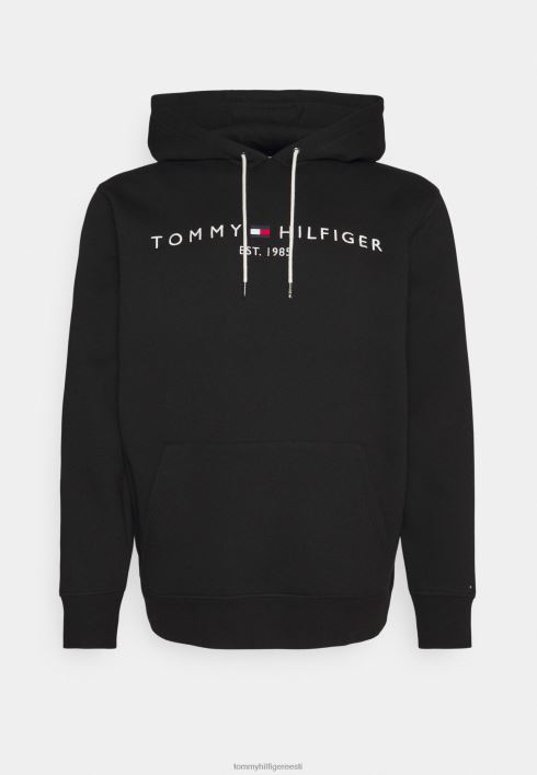 logoga kapuutsiga dressipluus RJV627446 must Tommy Hilfiger