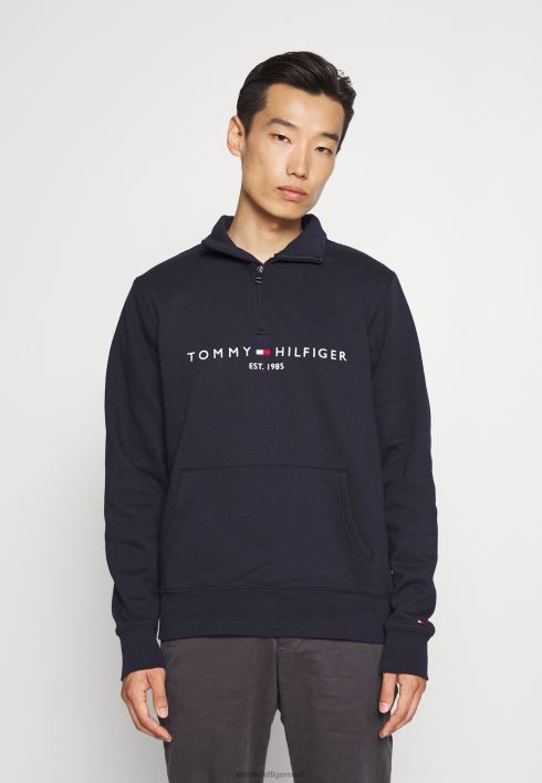 logoga mockneck dressipluus RJV624066 kõrbe taevas Tommy Hilfiger
