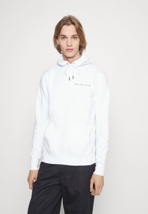 mitme paigutusega kapuutsiga dressipluus RJV627533 valge Tommy Hilfiger