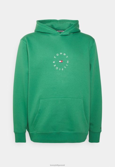 ümmargune graafiline kapuutsiga dressipluus RJV624328 alaska roheline Tommy Hilfiger