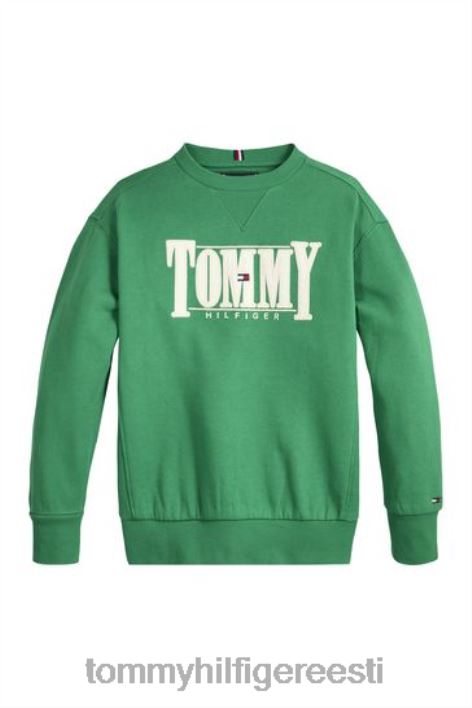nöörist aplikatsiooniga dressipluus RJV623065 roheline Tommy Hilfiger