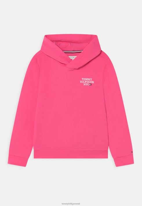 nyc kapuutsiga dressipluus RJV628035 roosa hoiatus Tommy Hilfiger