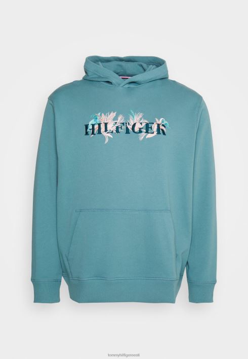 palm embroost kapuutsiga dressipluus RJV625579 ülev sinine Tommy Hilfiger