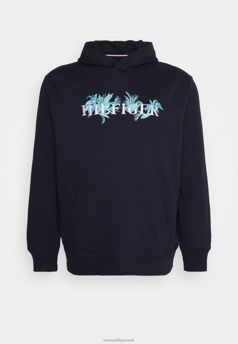 palm embroost kapuutsiga dressipluus RJV625706 kõrbe taevas Tommy Hilfiger