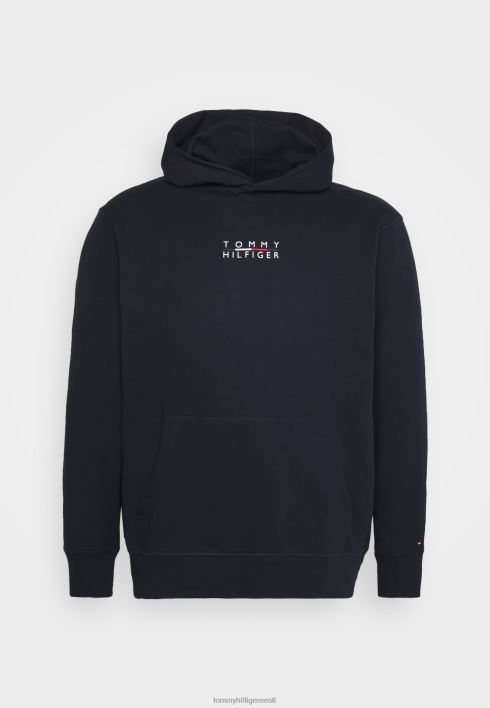 ruudukujulise logoga kapuutsiga pusa RJV624023 kõrbe taevas Tommy Hilfiger