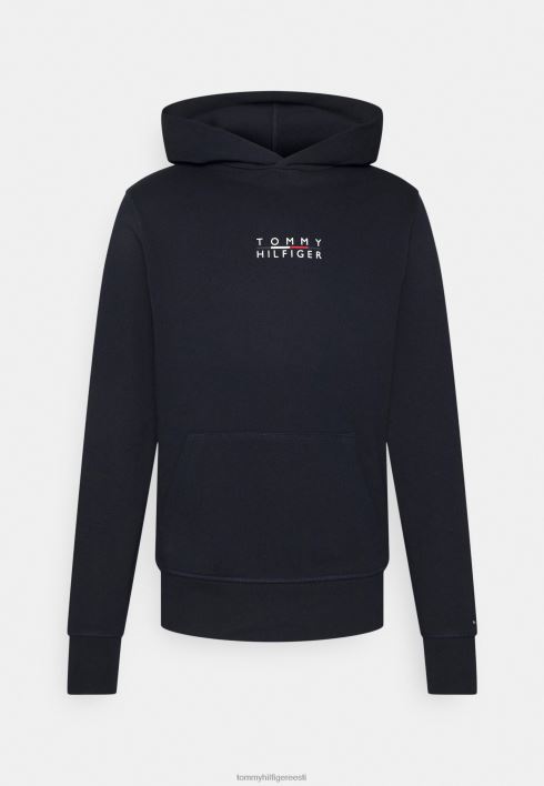 ruudukujulise logoga kapuutsiga pusa RJV627344 kõrbe taevas Tommy Hilfiger