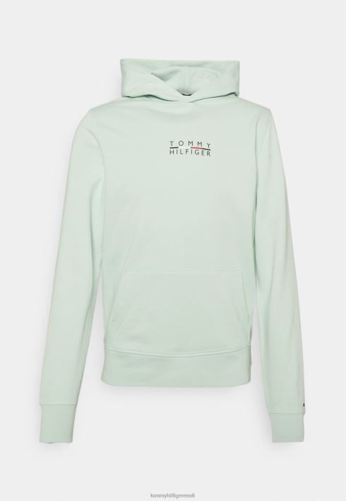 ruudukujulise logoga kapuutsiga pusa RJV627376 piparmündi essents Tommy Hilfiger