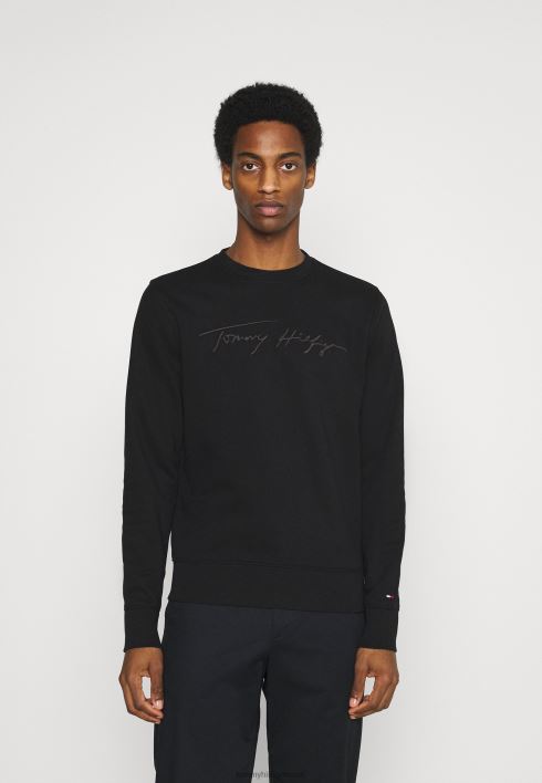 signatuur kaelusega dressipluus RJV628285 must Tommy Hilfiger