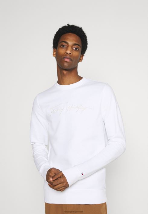 signatuur kaelusega dressipluus RJV628342 valge Tommy Hilfiger