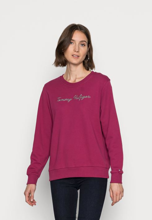 tavaline skriptiga dressipluus RJV627573 karmiinpunane rubiin Tommy Hilfiger