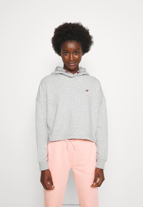 tavaline teibiga kapuutsiga dressipluus RJV628724 helehall Tommy Hilfiger