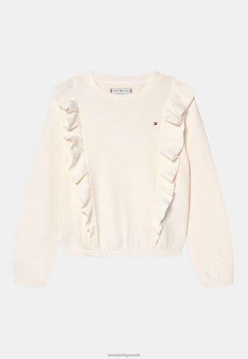 tekstuuriga top dressipluus RJV624688 iidne valge Tommy Hilfiger