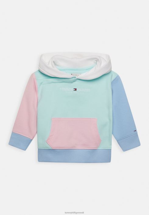 unisex värviblokiga dressipluus RJV623881 aqua coast värviplokk Tommy Hilfiger