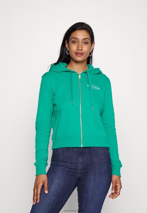 uus kaubamärgiga lukuga dressipluus RJV624512 õueala roheline Tommy Hilfiger