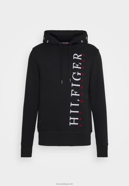 vertikaalne kapuutsiga dressipluus RJV627853 must Tommy Hilfiger