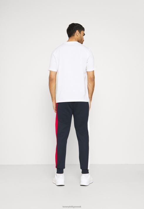 blokeeritud froteepükstega dressipüksid RJV628806 sinine Tommy Hilfiger