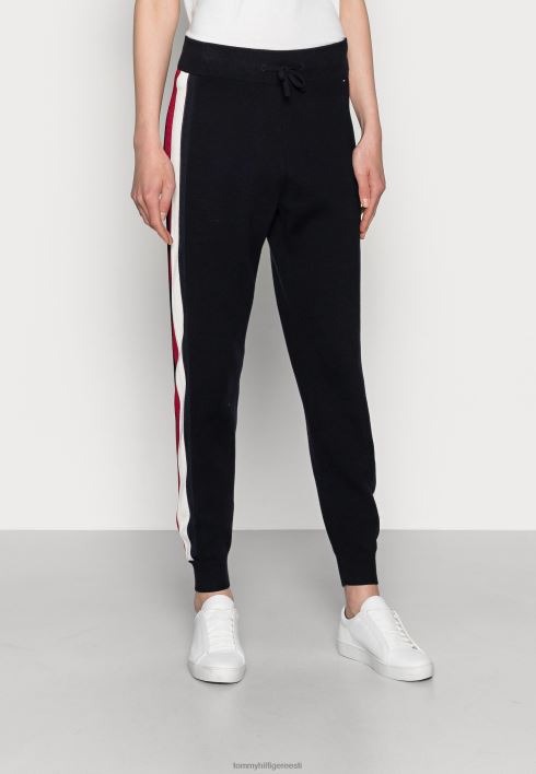 globaalsed triibulised jooksupüksid dressipüksid RJV628752 sinine Tommy Hilfiger